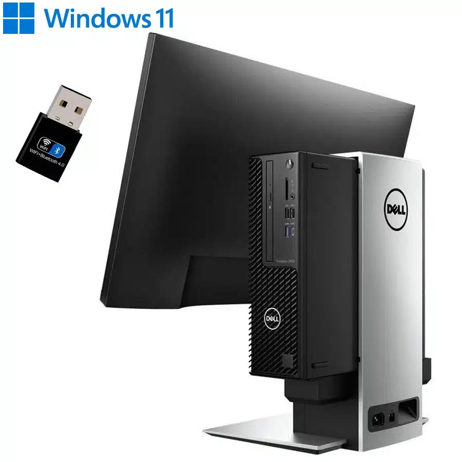 DELL OptiPlex 7060 All In One | Intel Core 8Gen | Ram 16GB | SSD 512GB | Dell U2713HM 27" 2K WiFi Bluetooth Monitor Windows 11 Pro with OSS17 Stand