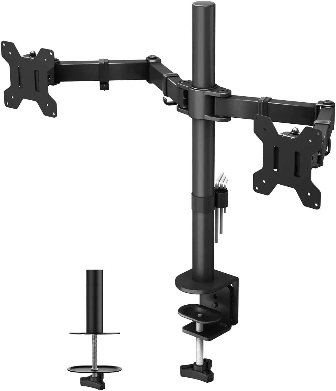 Lenovo ThinkVision T24i 24" FullHD Dual Monitor Bundle with Adjustable Arm Stand VGA HDMI Display Port - Efficiency and Visual Comfort