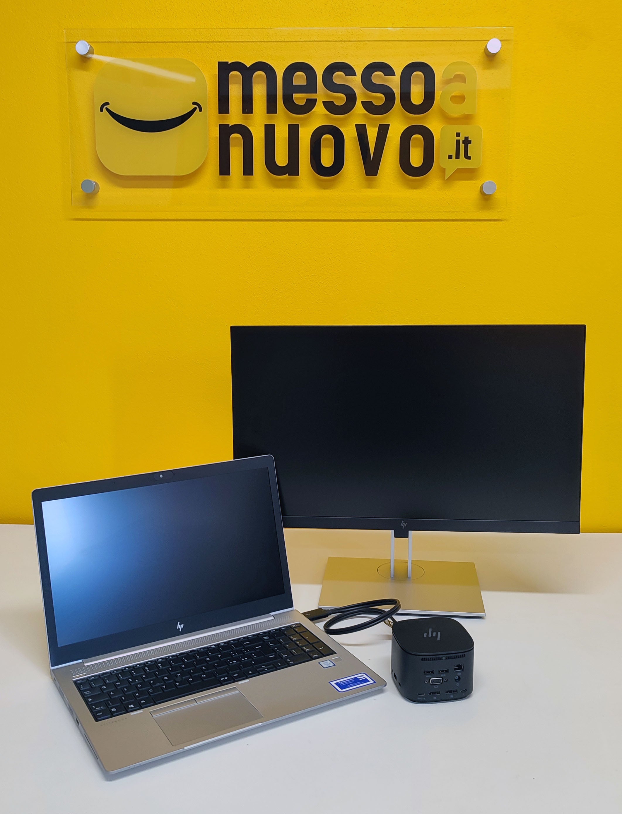 Bundle HP EliteBook 850 G6 15,6" | Intel Core i5 8Gen | SSD 512GB | Ram 16GB | Windows 11 Pro + HP E24G4 24" FullHD Monitor + Thunderbolt Dock 230W G2 hsn-ix01 Dockingstation 