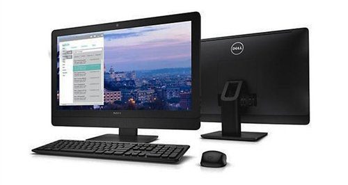 PC All in One Dell Optiplex 9030 con monitor, tastiera e mouse su sfondo bianco, ricondizionato Messoanuovo.it