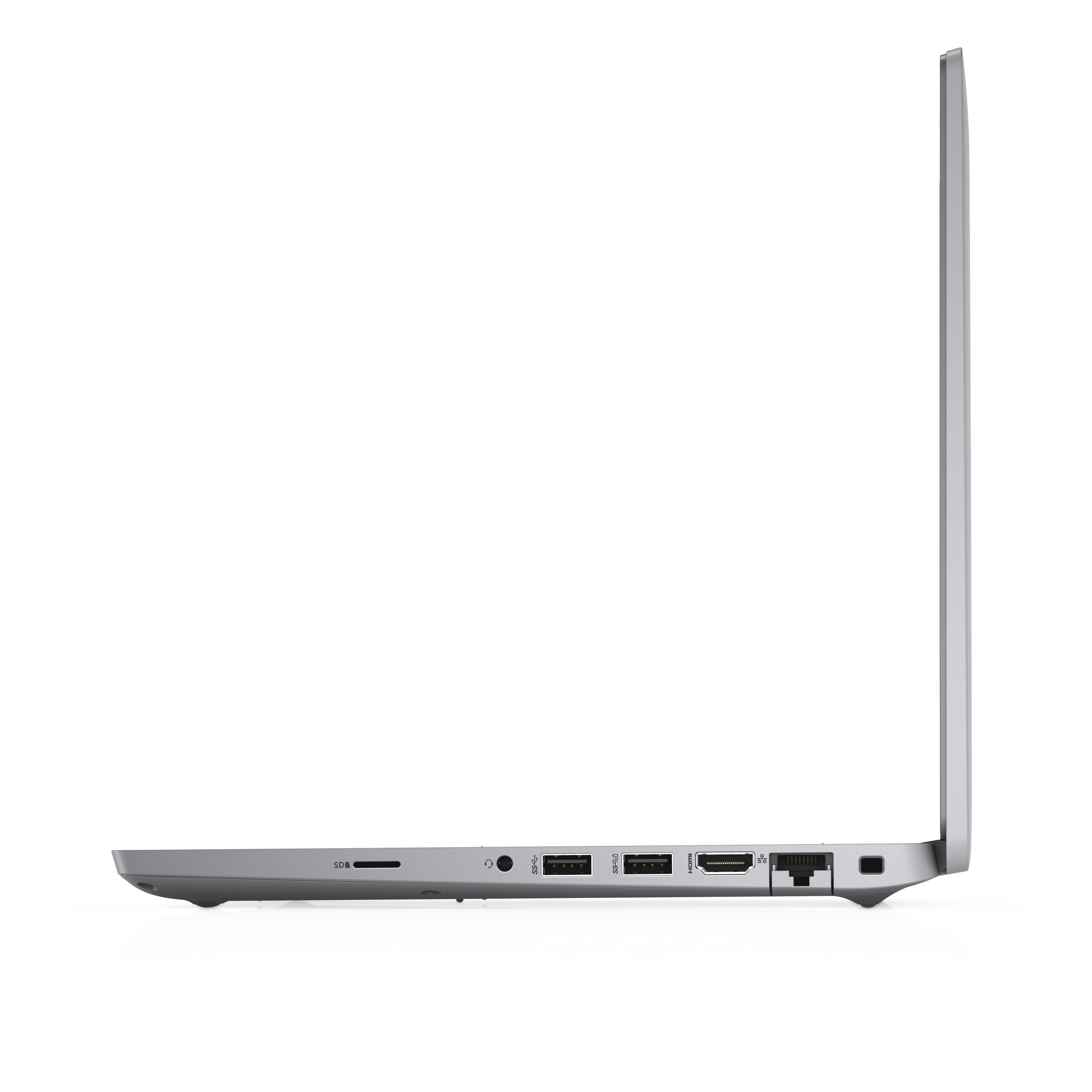Profilo laterale del Dell Latitude 5420 con porte USB, HDMI ed Ethernet, notebook ricondizionato per uso professionale.