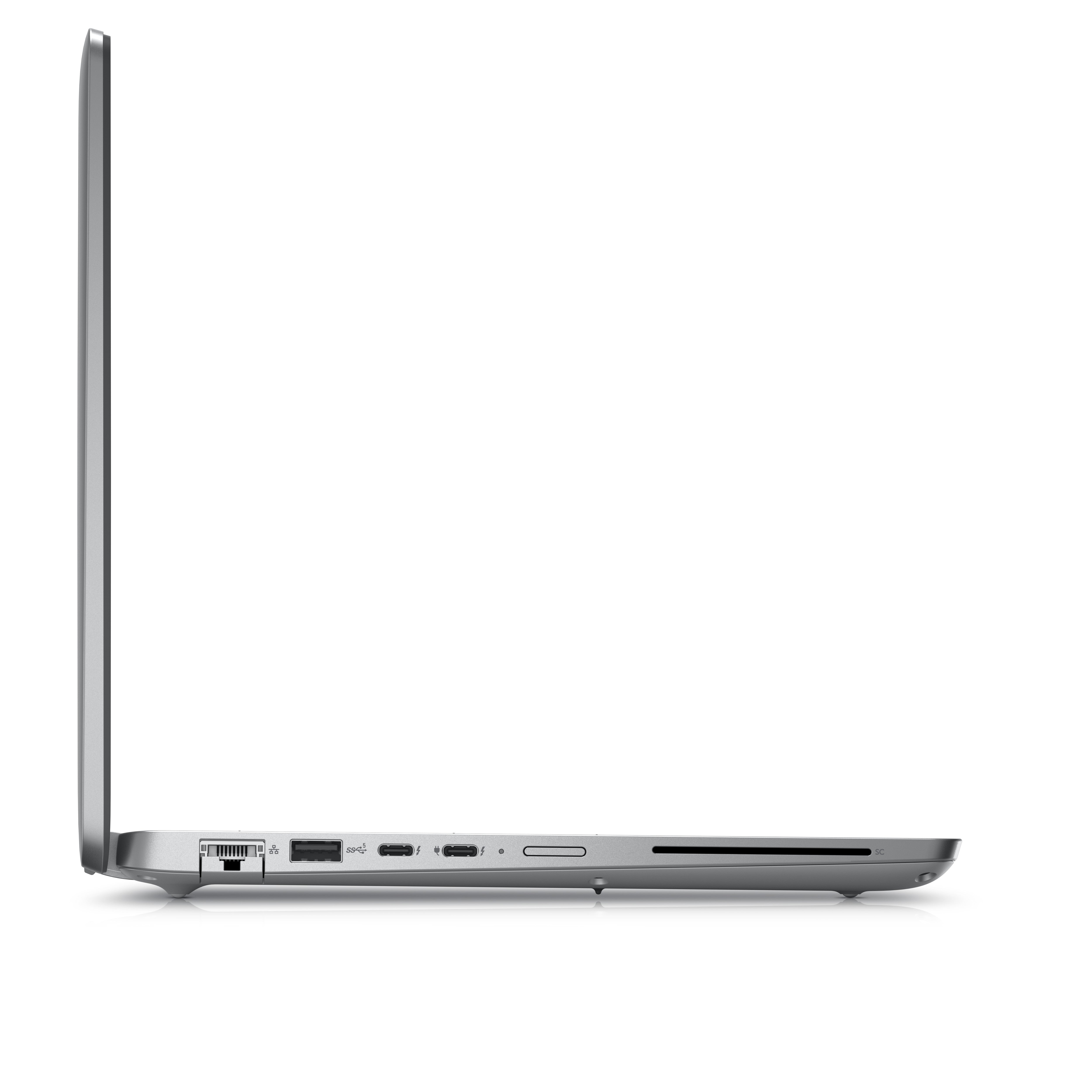 Dell Latitude 5440 Ricondizionato - lato con porte RJ45, USB-A, USB-C Thunderbolt e lettore smart card