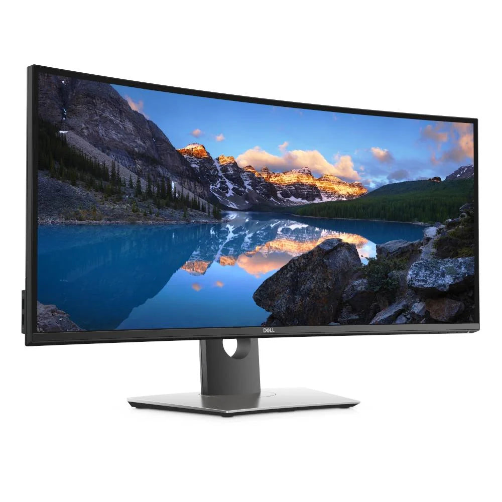 Monitor curvo Dell UltraSharp U3417W 34 pollici WQHD ricondizionato vista frontale angolata