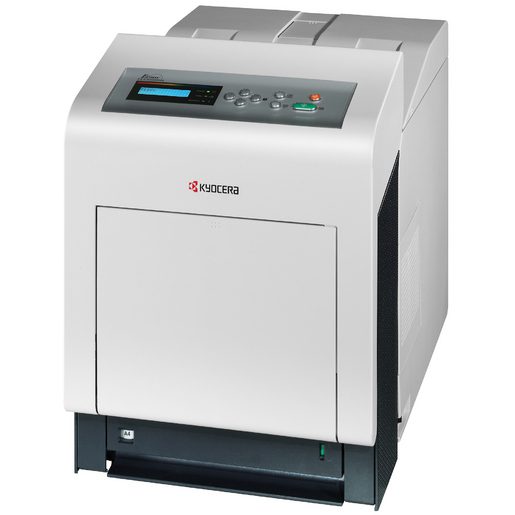 Stampante laser Kyocera bianca in vendita su Messoanuovo.it, vista frontale