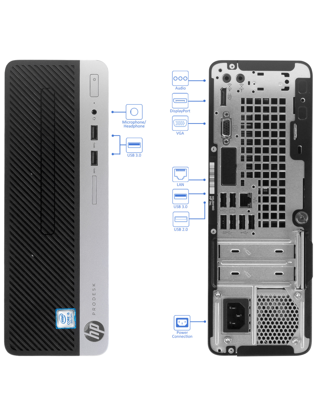 HP ProDesk 400 G6 SFF Desktop PC | Intel Core i7-9700F | AMD Radeon R7 430 2GB FreeDOS 