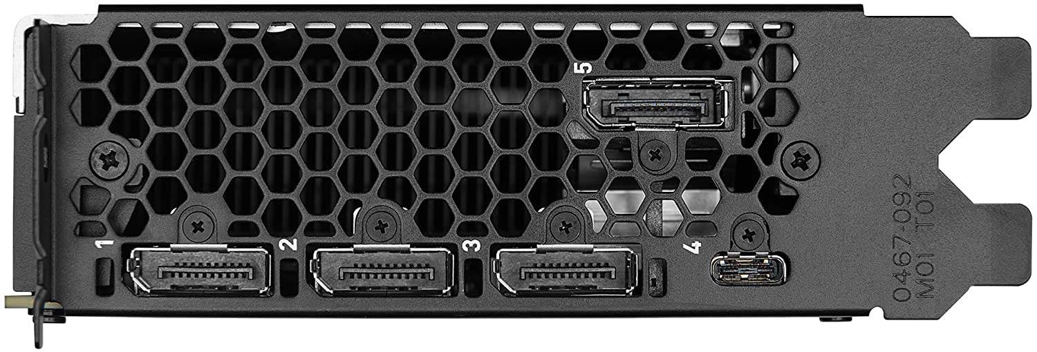 Uscite video della workstation HP Z8 G4 con scheda grafica Nvidia RTX 6000 24GB, porte DisplayPort e connettore NVLink per prestazioni grafiche avanzate