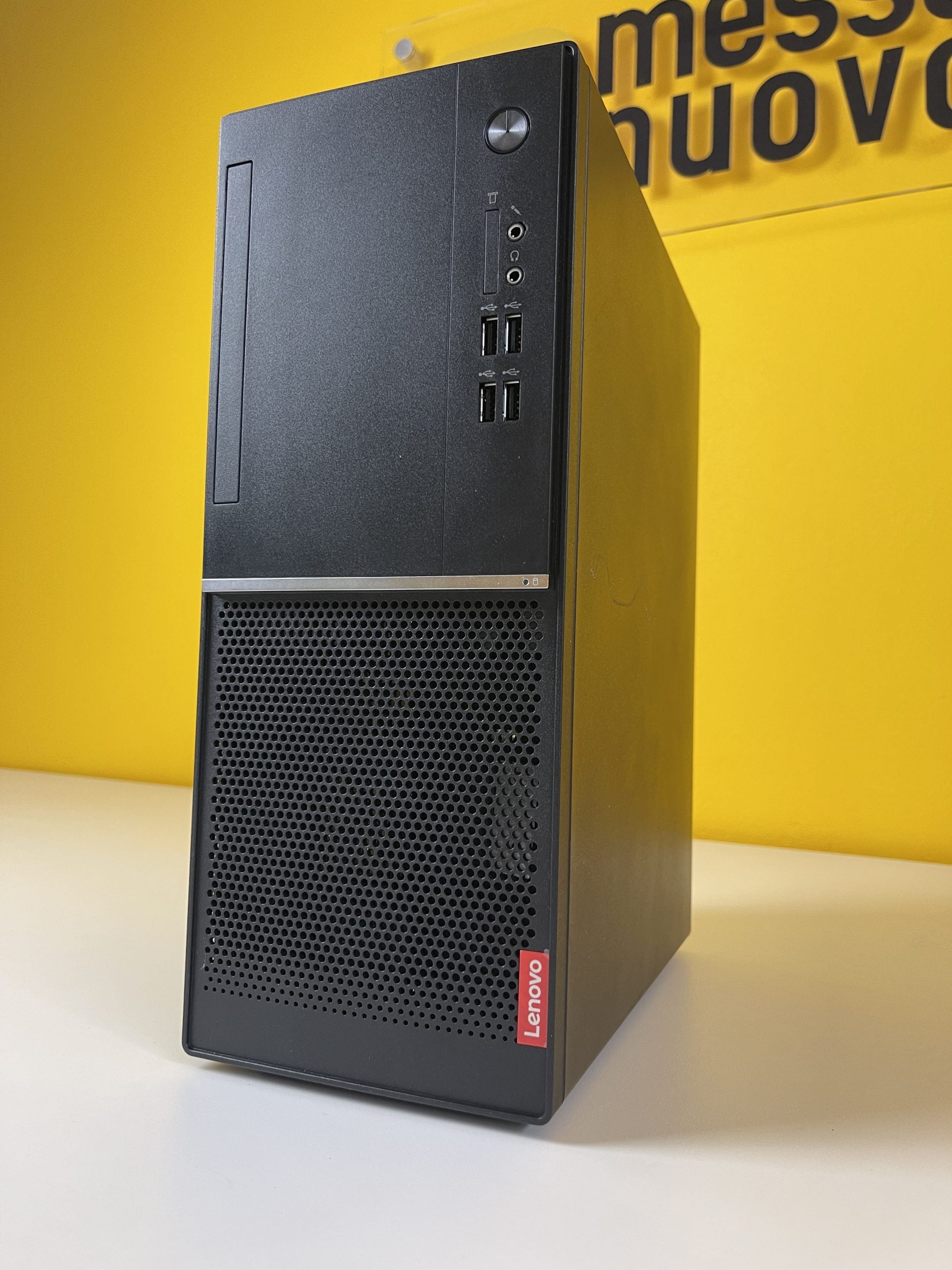 Lenovo V520 Tower PC Bundle | Intel Core i5-6400T 2.2Ghz | Ram 16Gb | SSD 256Gb | Windows 10 Pro + AOC 24" IPS FullHD Monitor | B/W Multifunction OKI MB492dn | Wired mouse and keyboard kit, headphones and webcam 