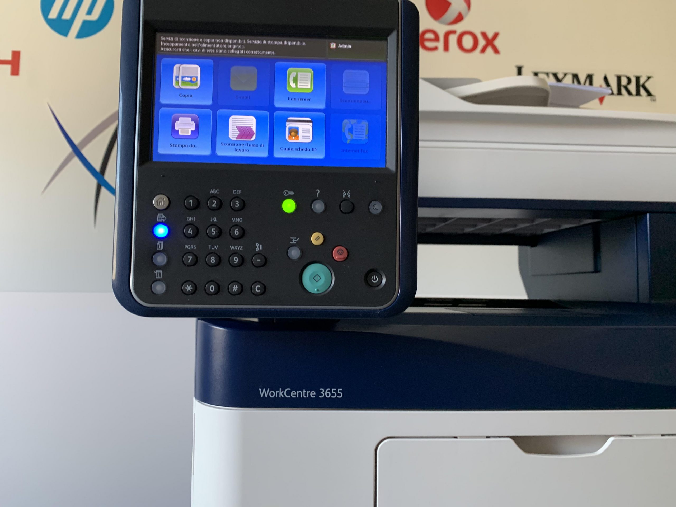 Stampante multifunzione Xerox WorkCentre 3655 con pannello touch, Messoanuovo.it