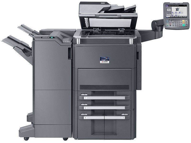 Stampante multifunzione laser Kyocera TASKalfa 6500i professionale, vista frontale su Messoanuovo.it