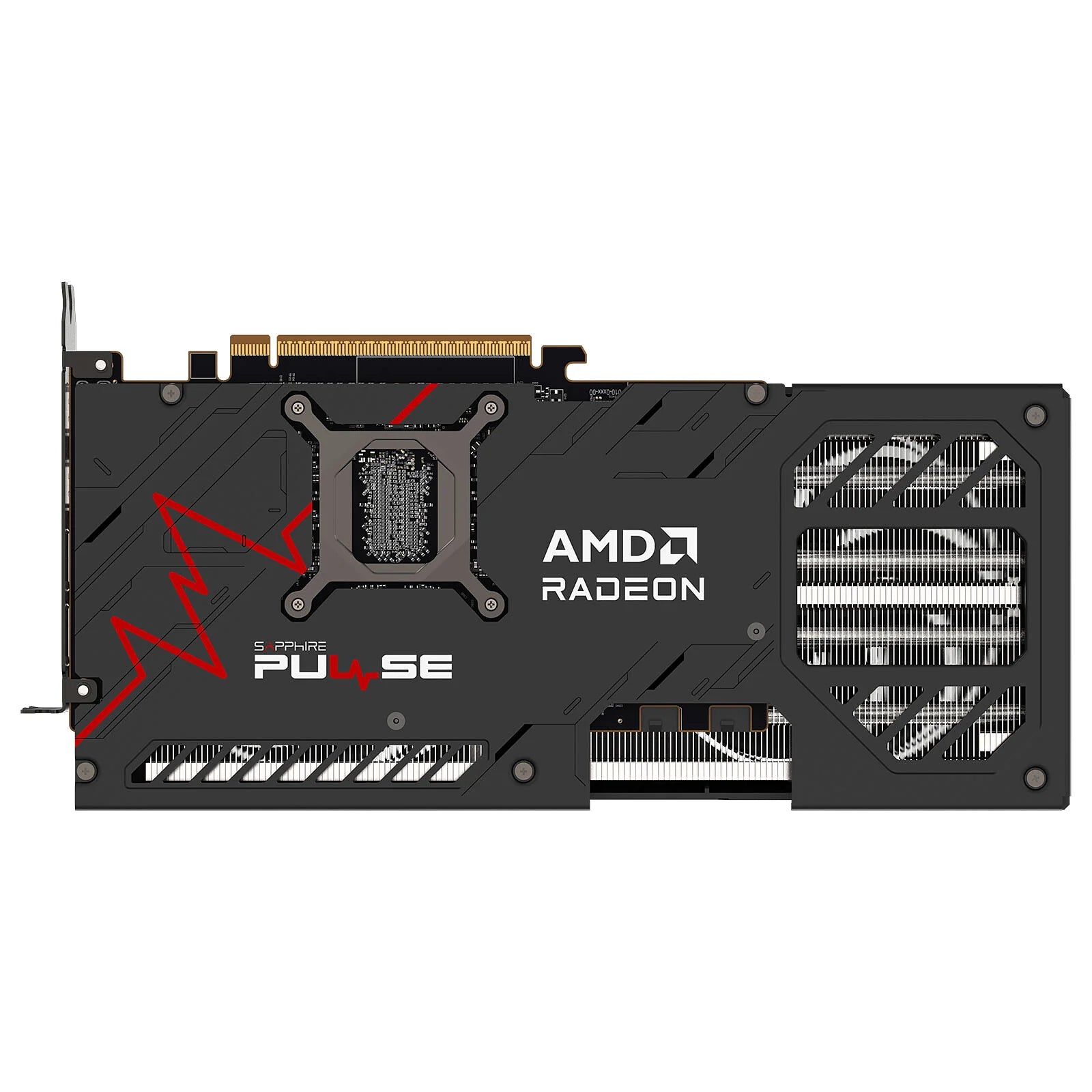 Retro della scheda video Sapphire Pulse AMD Radeon RX 9070 16GB per PC Gaming Efesto Nuovo su Messoanuovo.