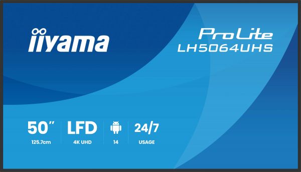 IIYAMA 65 3840x2160, UHD VA Android 14 OS