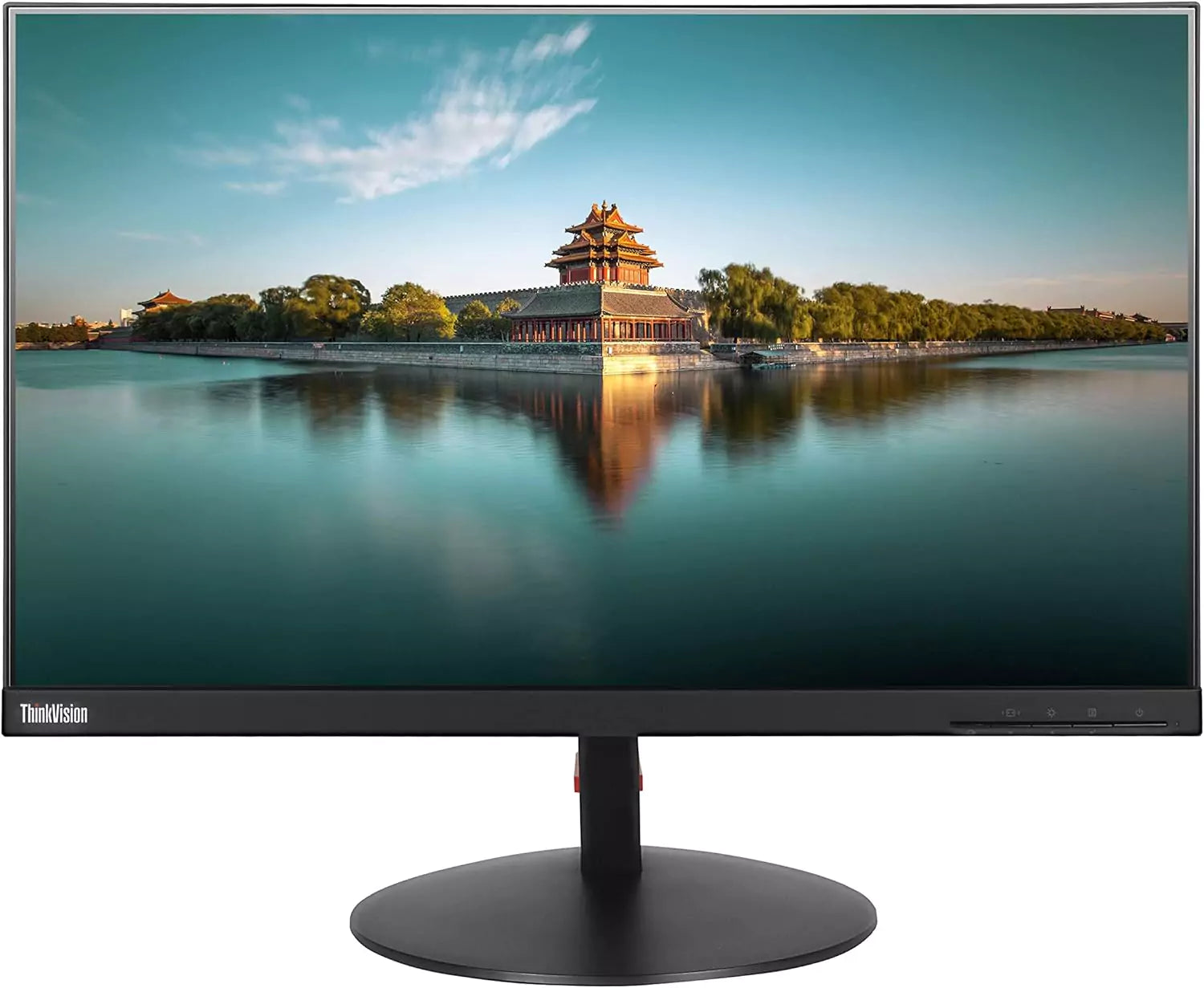 Lenovo ThinkVision T24i-10 IPS LED Monitor 24″ 1920×1080 pixels Full HD USB 3 VGA HDMI Display Port Response time 6ms Contrast 1000:1 Grade B