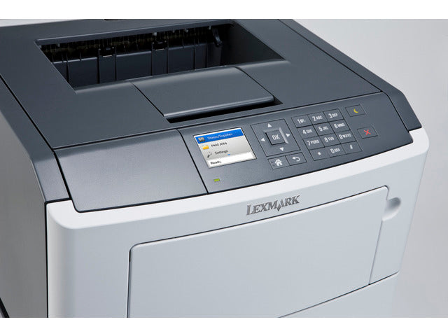 Stampante laser Lexmark MS415dn con display e tastiera, disponibile su Messoanuovo.it