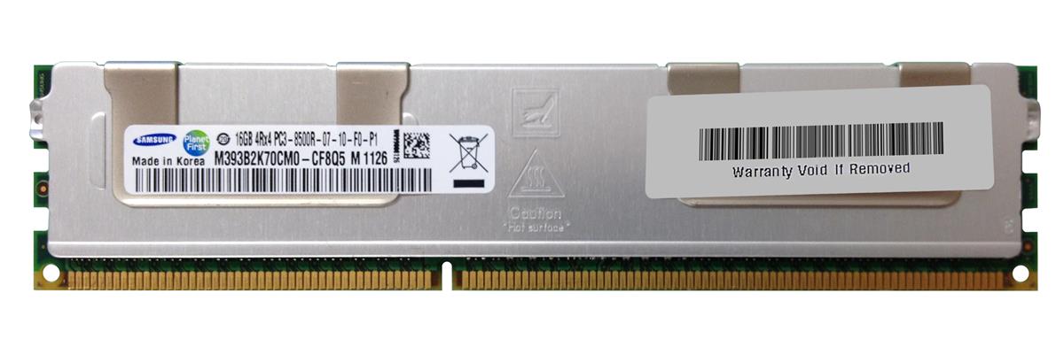 M393B2K70CM0-CF8Q5 Samsung 16 GB PC3-8500 DDR3-1066 MHz ECC registriertes CL7 240-Pin DIMM Quad Rank Speichermodul