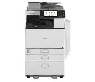 Stampante multifunzione laser Ricoh Aficio MP C4502 bianca, inserita su Messoanuovo.it