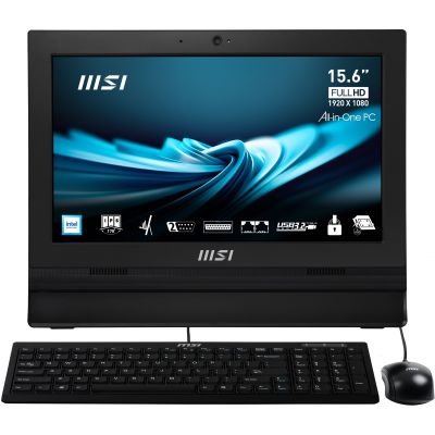 MSI AIO MSI N100 8GB 256GB 15.6FHD FREEDOS BLACK