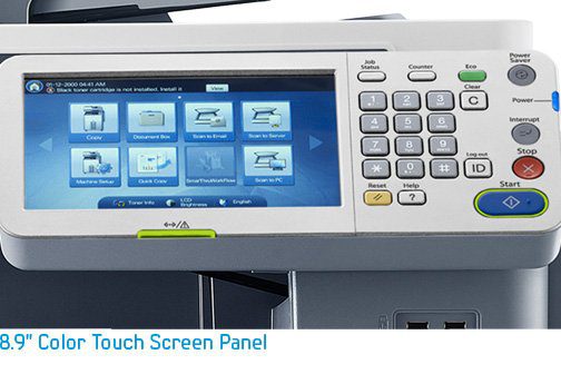 Pannello touch screen multifunzione Samsung CLX-9352NA, stampante laser professionale