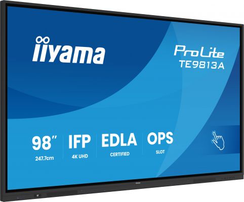 IIYAMA 98 UHD IR 40P Touch AG Interactive Android os