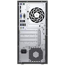Retro di un case PC fisso con porte USB, VGA e ventola, ideale per pc ricondizionati Messoanuovo.it