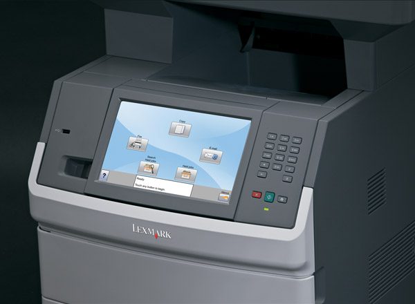 Stampante multifunzione Lexmark con touchscreen, offerta Messoanuovo.it, pc e stampanti usati