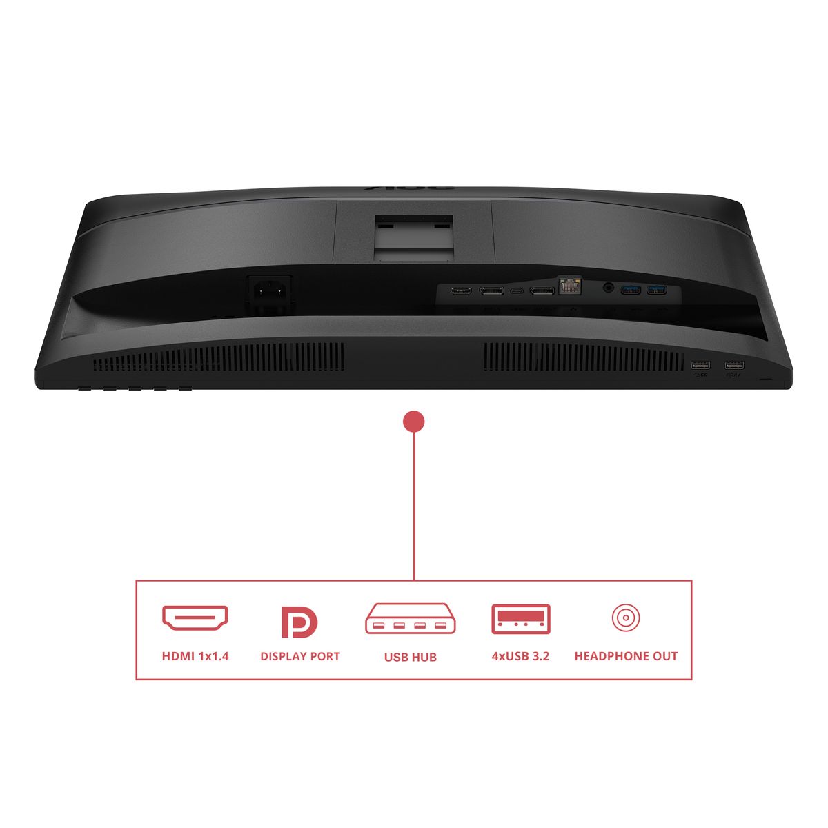 AOC 24 16:9 IPS 1920x1080 120Hz pivot reg in altezza