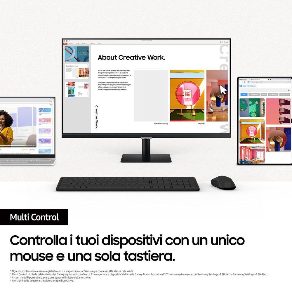 S32DM500 SmartMonitor,UHD,USB-C,Speaker,Telecomand [IMAGE 3]