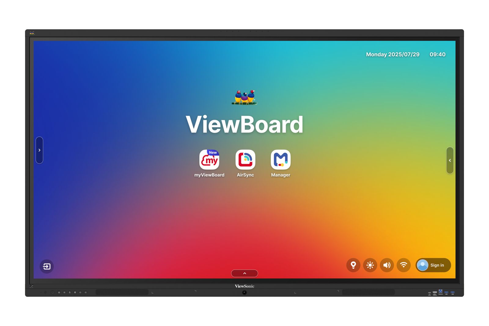 VIEWSONIC 65 4K, ANDROID 16 EDLA,TOUCH, 8G RAM/128GB