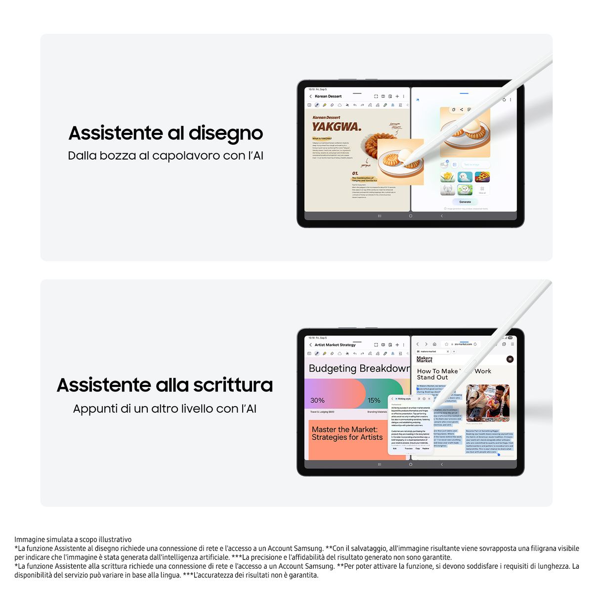 SAMSUNG GALAXY TAB S11 WIFI 11POLLICI 12GB / 256GB