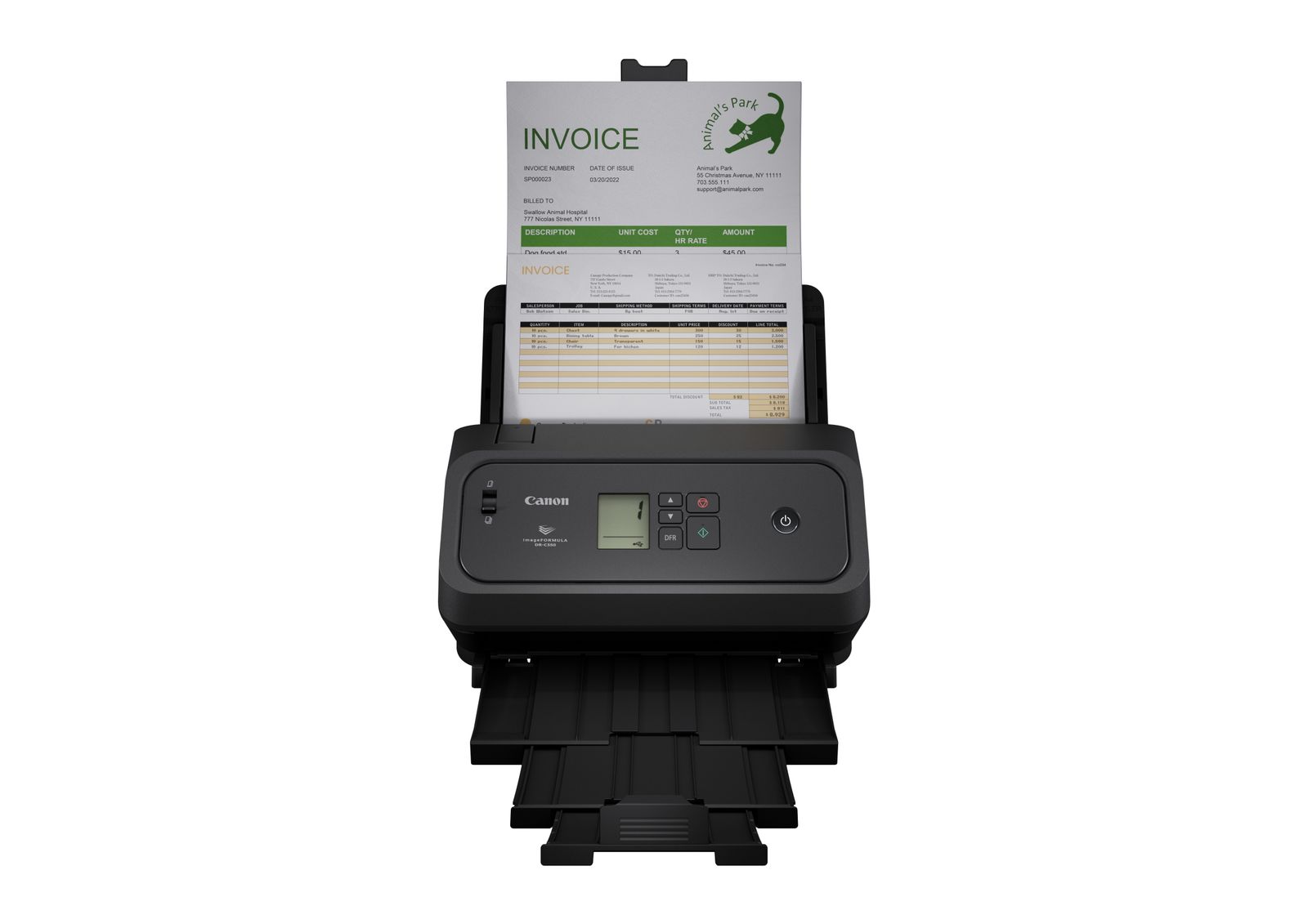 CANON DR-C350 Scanner da tavolo fronte/retro