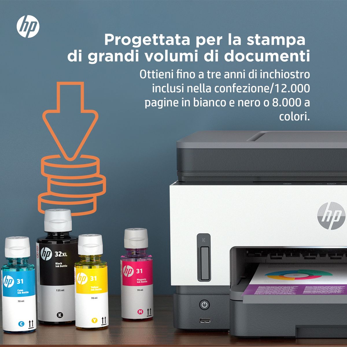 HP INC. SMART TANK 7605 MFP FAX 15/9PPM ETH WIFI FR ADF