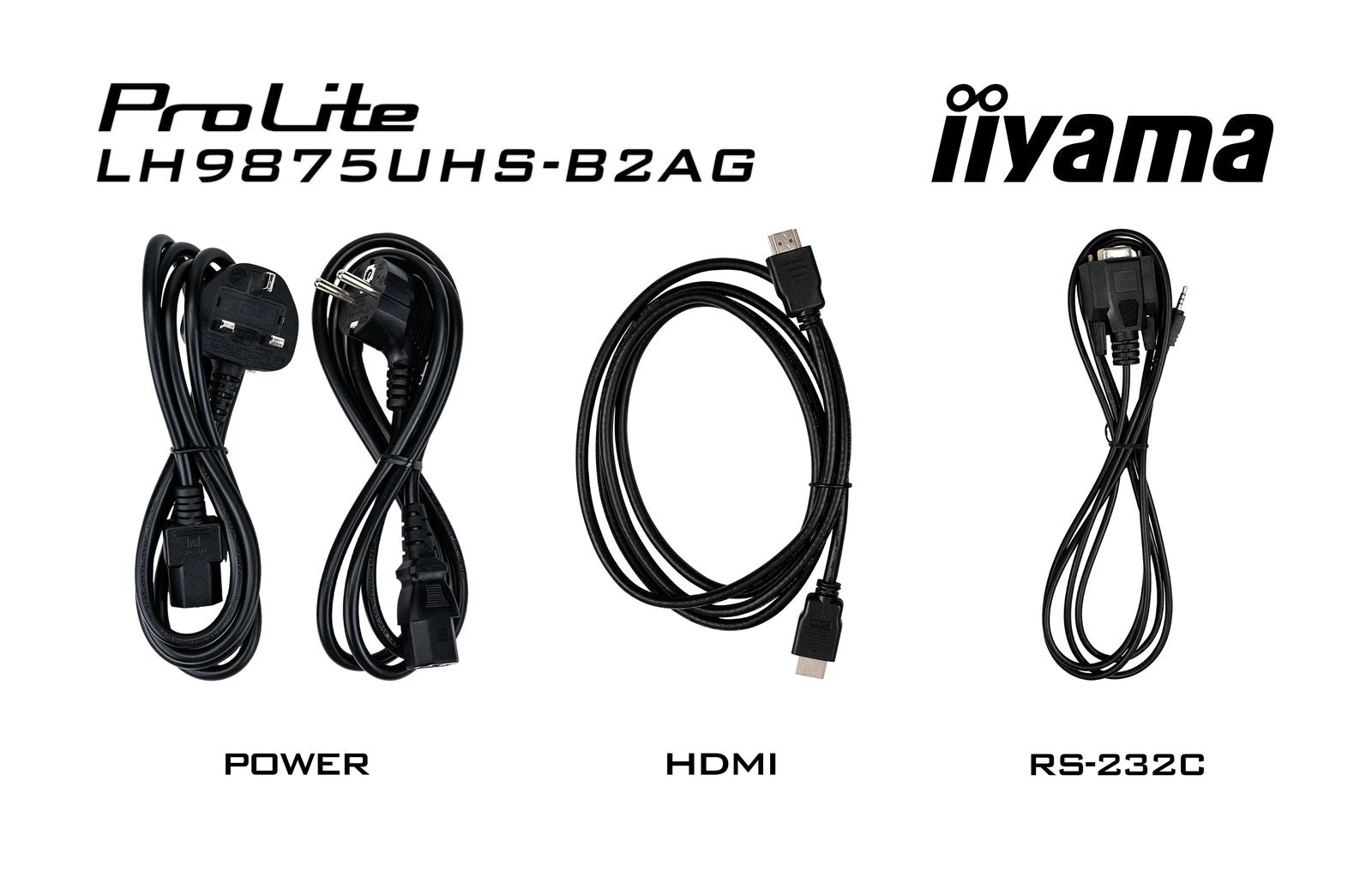 IIYAMA 98 3840x2160, UHD IPS panel DVI-I (VGA), HDMI 3x