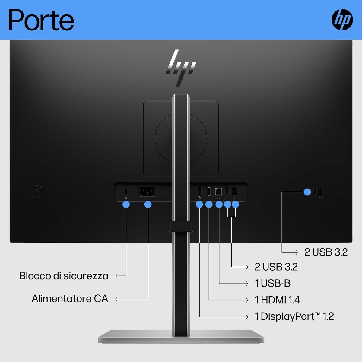 HP INC. HP E27 G5 FHD 27.00 1920X1080 3YWOFF