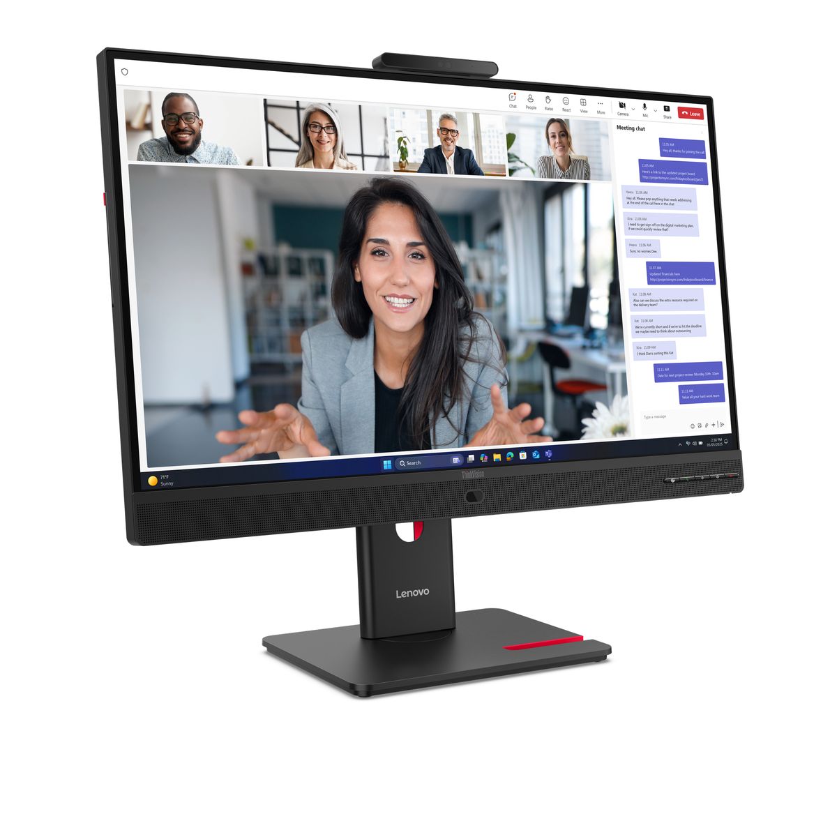 LENOVO TS THINKVISION T24-4V 23.8FHD IPS/VGA,HDMI,DP,VOIP