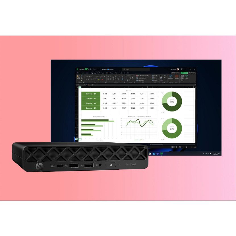 HP INC. PRODESK 4 G1I MINI ULTRA 7-265T 24/1 WIN11P 3YW