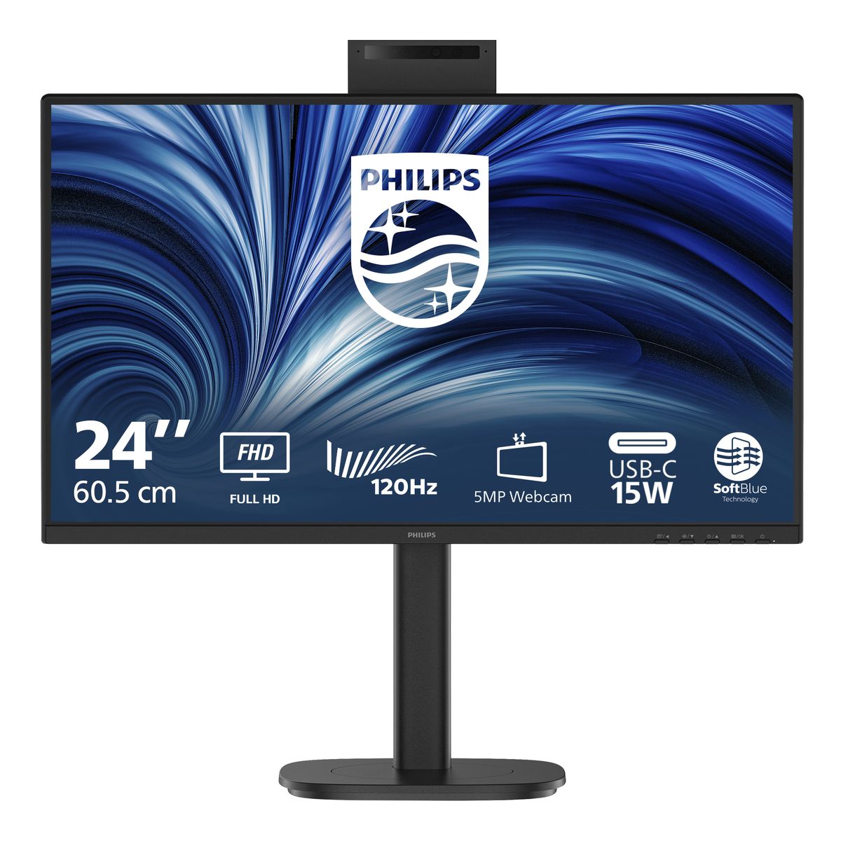 PHILIPS 23,8 16:9 IPS 1920x1080 120Hz vga hdmi dp hub usb