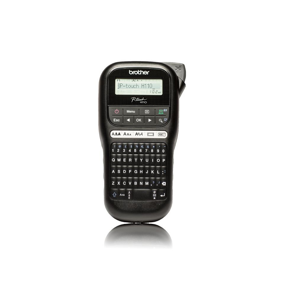 Brother PT-H110,ETICHETTATRICE PORTATILE,TASTIERA QWERTY