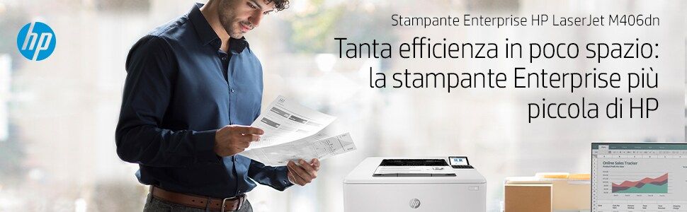 HP INC. HP LJ ENT M406DN 40PPM ETH USB F/R 1YW