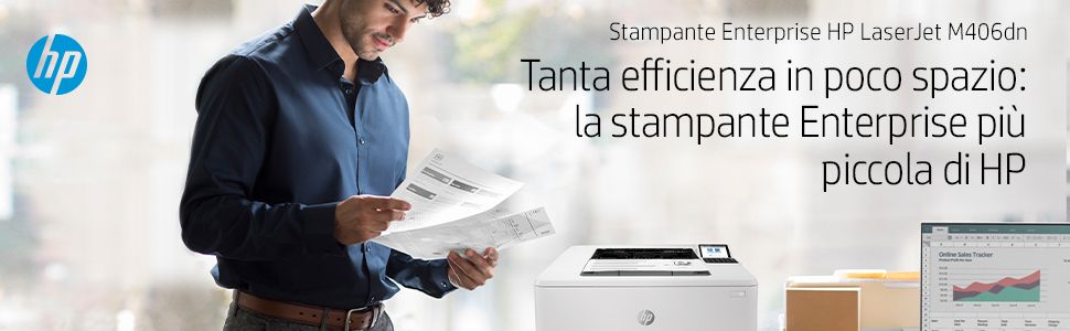 HP INC. HP LJ ENT M406DN 40PPM ETH USB F/R 1YW
