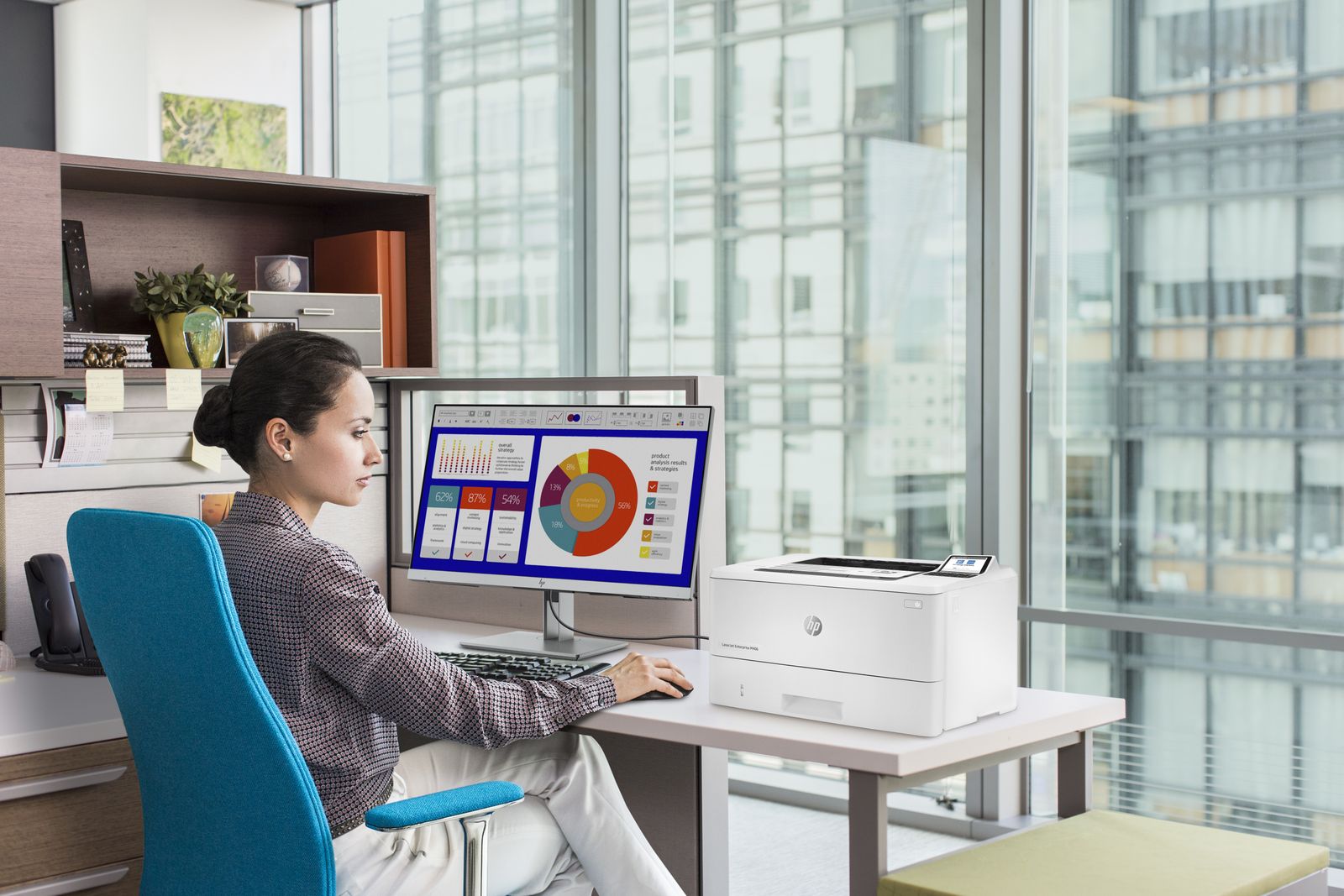 HP INC. HP LJ ENT M406DN 40PPM ETH USB F/R 1YW