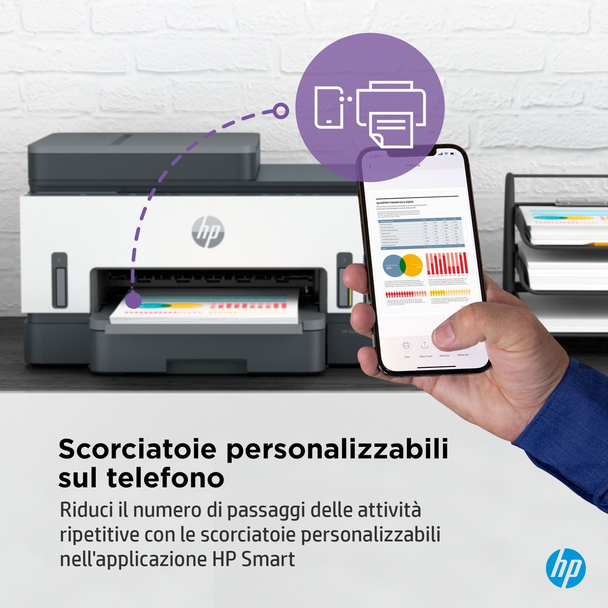 HP INC. SMART TANK 7305 MFP 15/9PPM ETH WIFI FR ADF