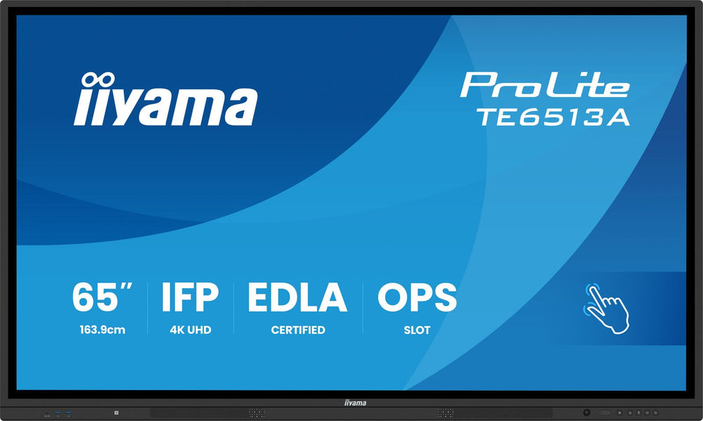 IIYAMA 65 UHD IR 40P Touch AG with Interactive Android os