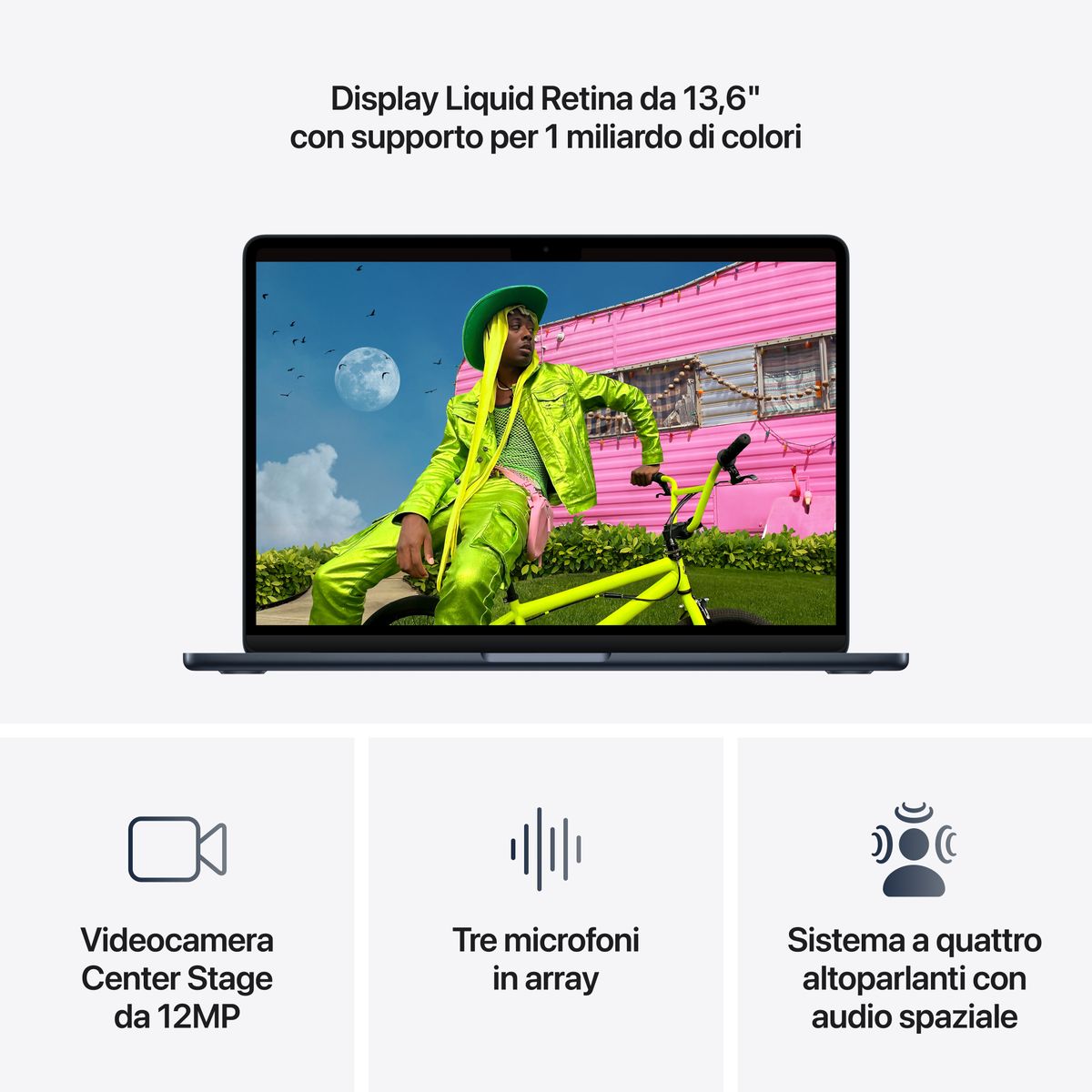 APPLE 13 MACBOOK AIR M5 24GB 1TB SSD - MIDNIGHT