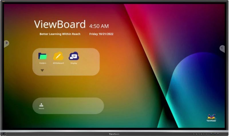 ViewSonic 65 TOUCH 3840X2160,400NITS 64GB 8GB 5Y WARRANTY