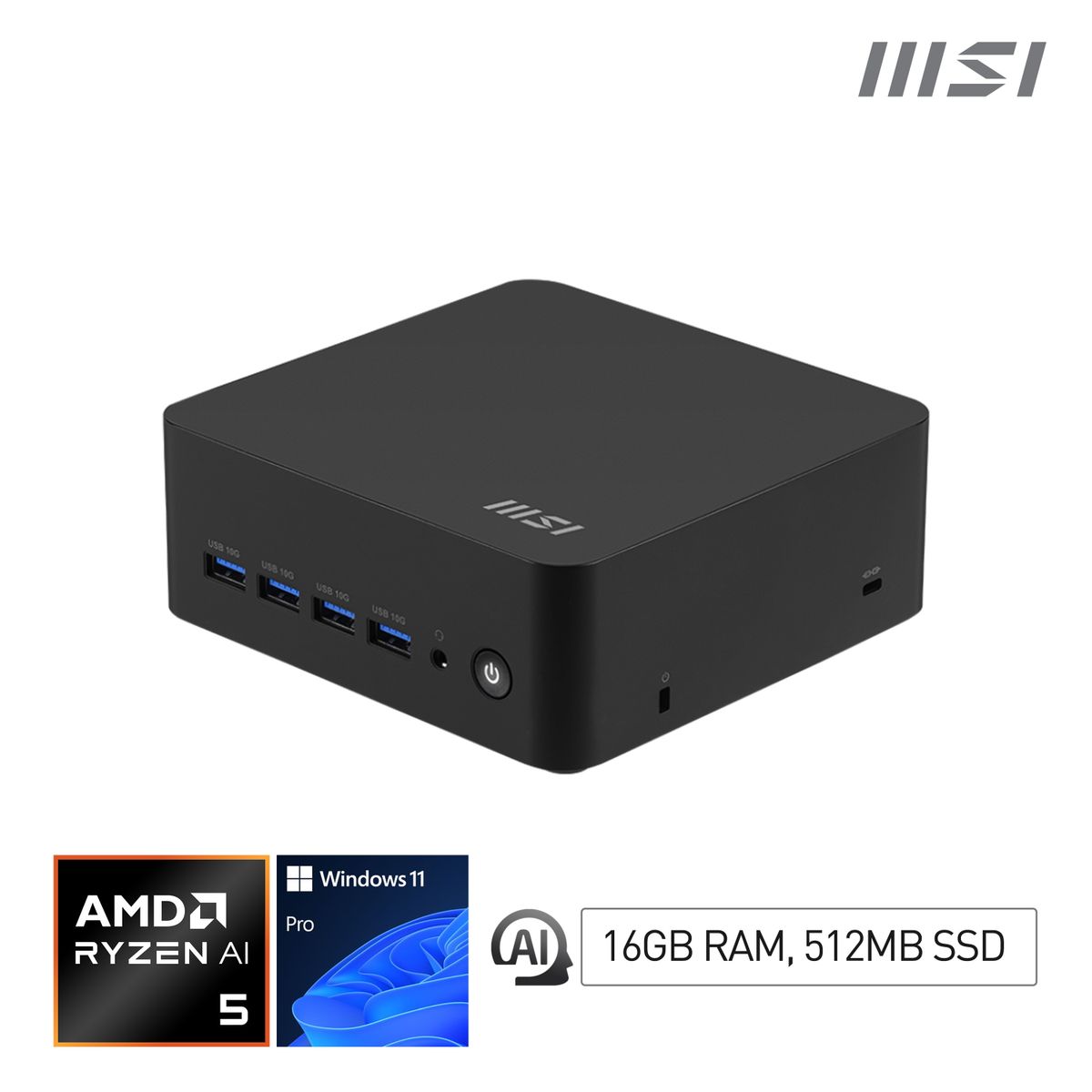 MSI AMD RYZEN 5 8645HS, 4.3GHZ, N/A-CORE