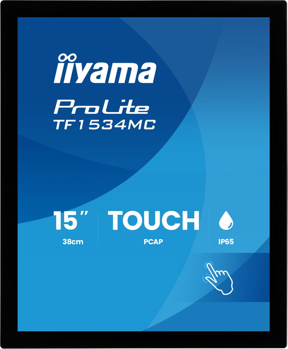 IIYAMA 15 Edge to edge glass, Open Frame