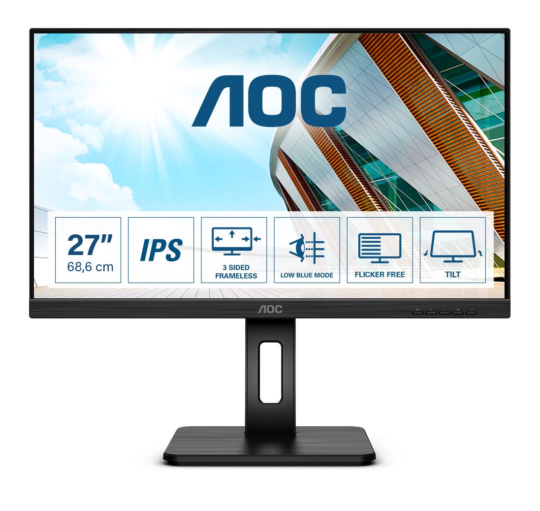 AOC 27 16.9 PRO-LINE BLACK FRAMELESS 1920X1080 75HZ