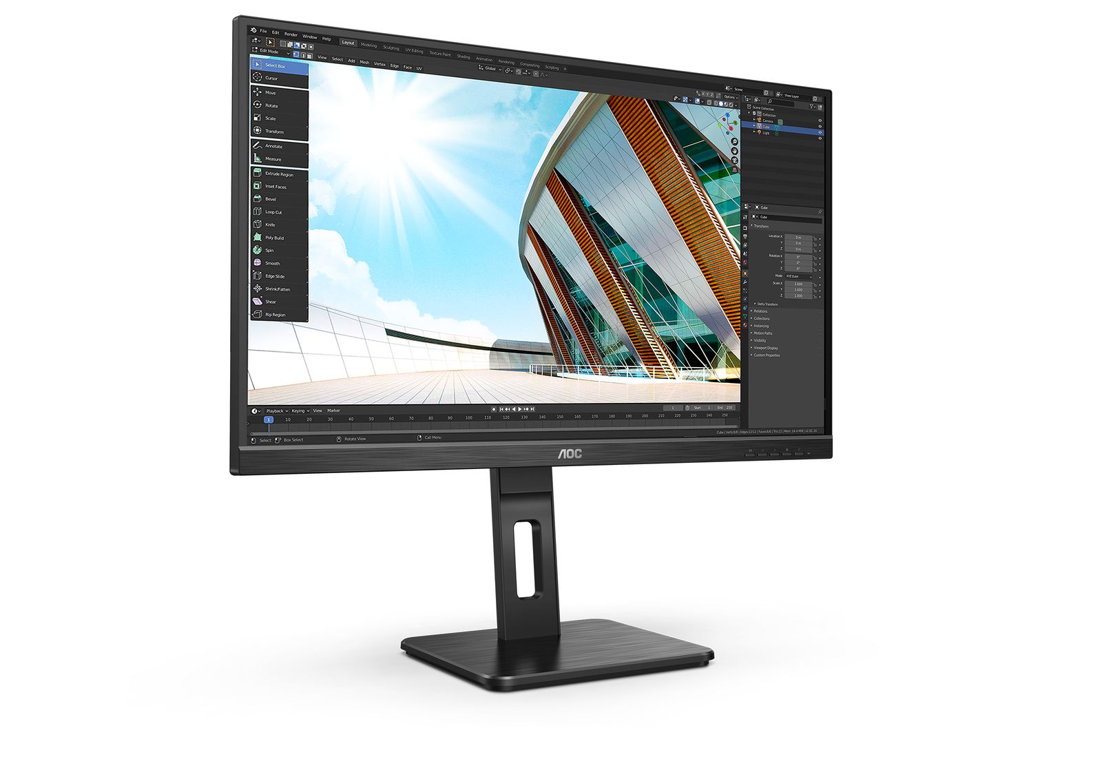 AOC 27 16.9 PRO-LINE BLACK FRAMELESS 1920X1080 75HZ