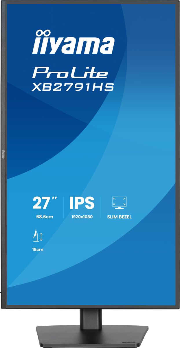 IIYAMA 27 IPS-panel, 1920x1080@120Hz HDMI, DisplayPort
