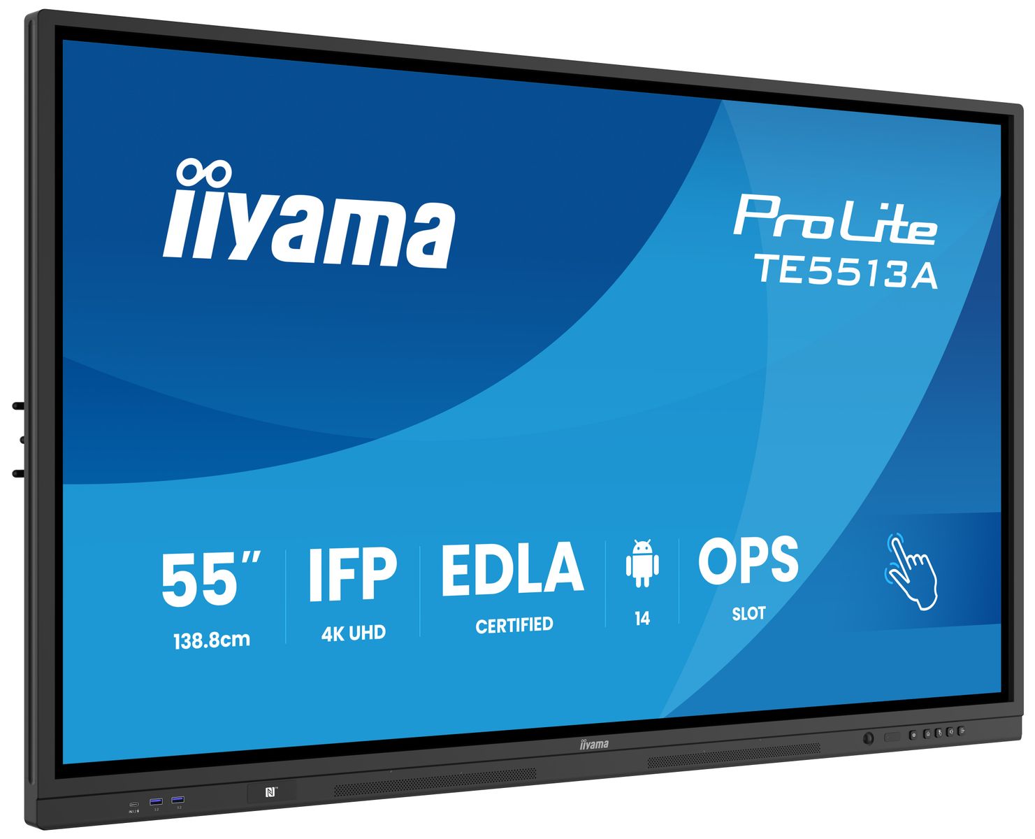 IIYAMA 86 UHD IR 40P Touch AG with Interactive Android