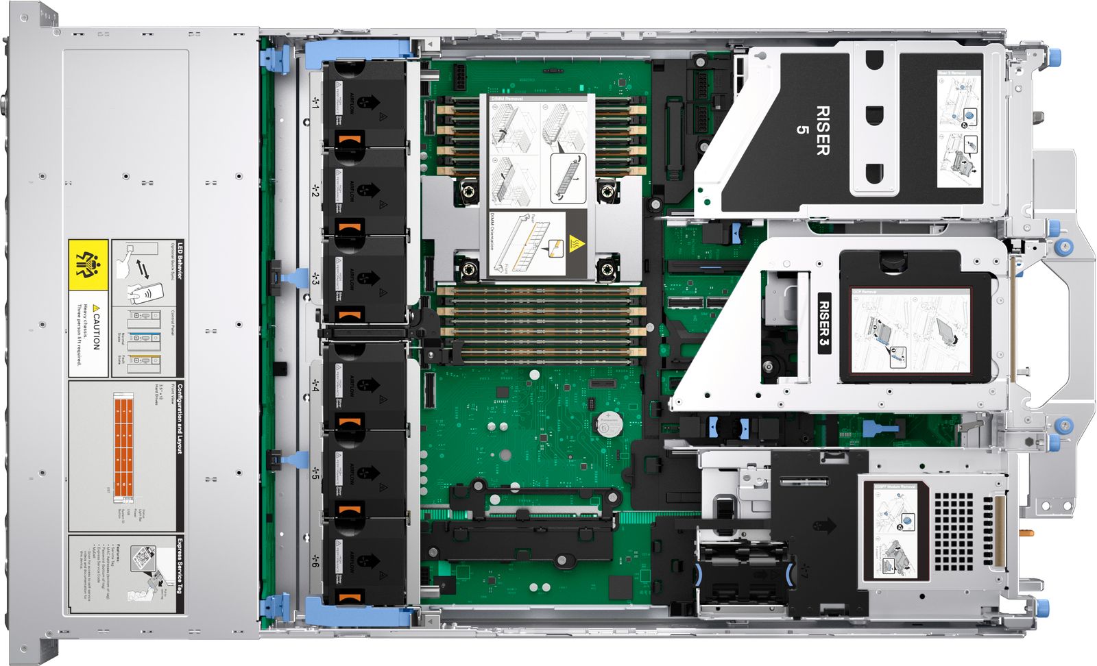 DELL DELL R570 6X2.5 6507P 32GB 960GB 2X1100W H965I 3Y